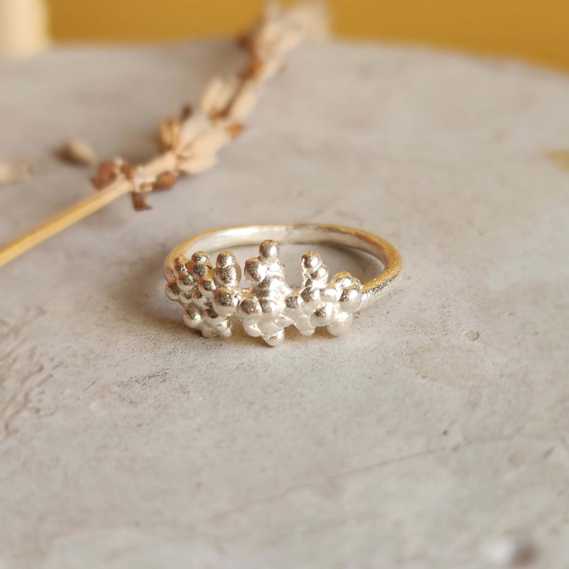 925 Ayar Gümüş El Yapımı Tasarım Yüzük