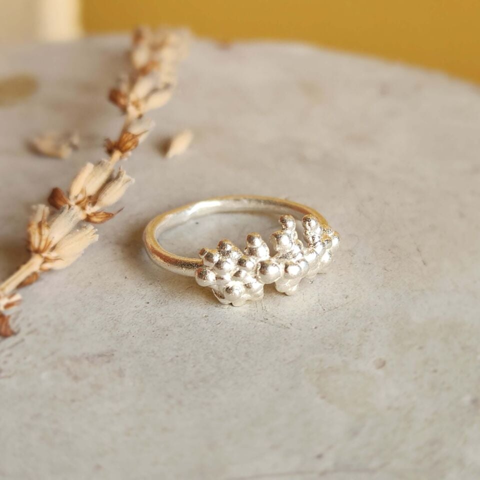 925 Ayar Gümüş El Yapımı Tasarım Yüzük